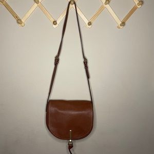 Brown Leather Vera Bradley Crossbody